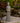 Cement Gray Standing Buddha Statue