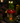 Solar Frog Sitting On Top of Mushroom Statue