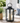 Black Hexagonal Candlelit Lantern