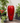 Jar Fountain with LED Lights - Red