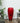 Jar Fountain with LED Lights - Red