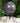 Iridescent Glass Mosaic Peacock Gazing Ball
