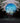 Pearlized Blue Glass LED Gazing Globe with Stand