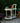 Wooden 2-Tier Push Cart Storage with Wheels