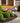 Metal Pink/White/Orange/Blue Flower Stake