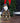 Santa Statue with Carved Wood Look and LED Lights