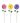 Metal Flower with Insect Garden Stake
