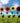 Colorful Glitter Sunflower Metal Garden Stakes