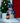 Lavender Winter Snowman Holding Lantern Statue w/Flash LED-LG