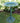 Blue Pedestal Birdbath with Scrollwork Base
