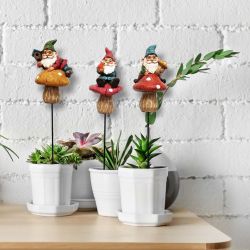 Garden Gnome Pot Stickers - Asst Tray Pack of 12